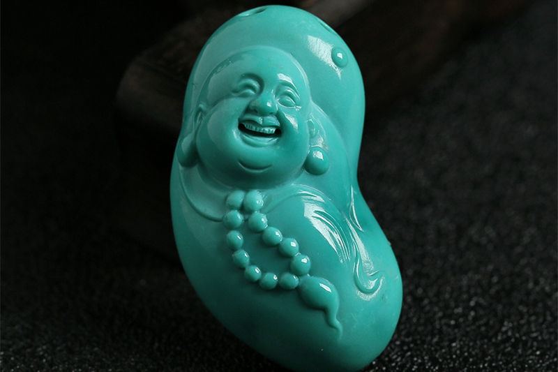 綠松石圖片，一件完美的綠松石成品是怎么來的？（8）