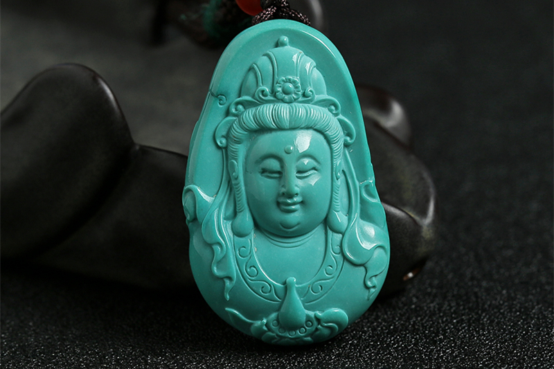 綠松石圖片，一件完美的綠松石成品是怎么來的？（9）