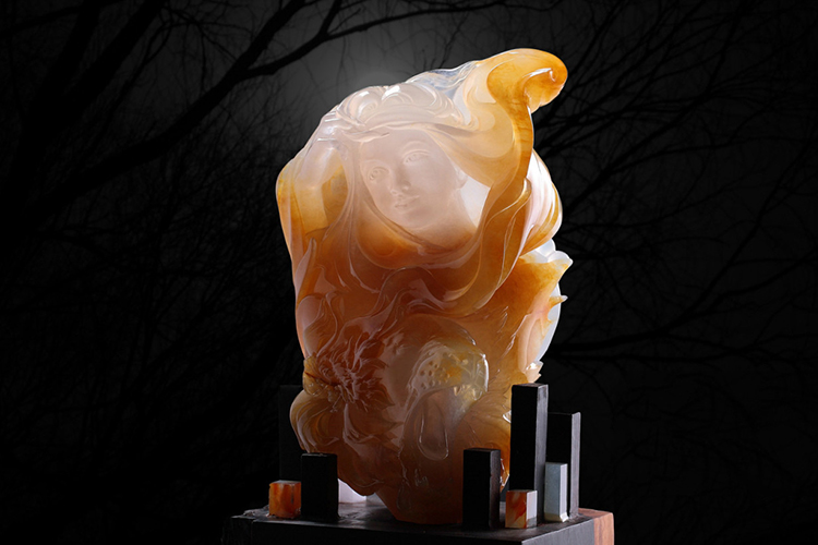 2010年卞和杯玉雕大賽金獎(jiǎng)—《人與自然》系列作品鑒賞（6）