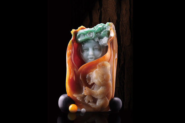 2010年卞和杯玉雕大賽金獎(jiǎng)—《人與自然》系列作品鑒賞（7）