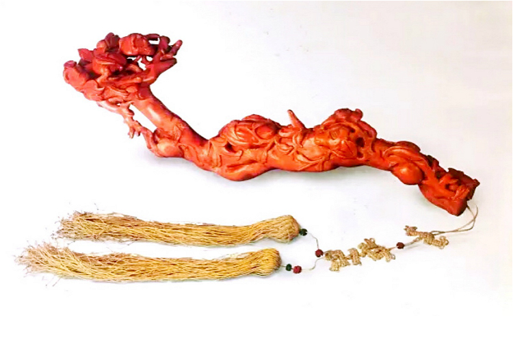 清乾隆紅珊瑚雕件欣賞，紅珊瑚精品圖片（6）