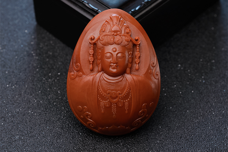 南紅瑪瑙什么樣的好？精品南紅作品欣賞（6）