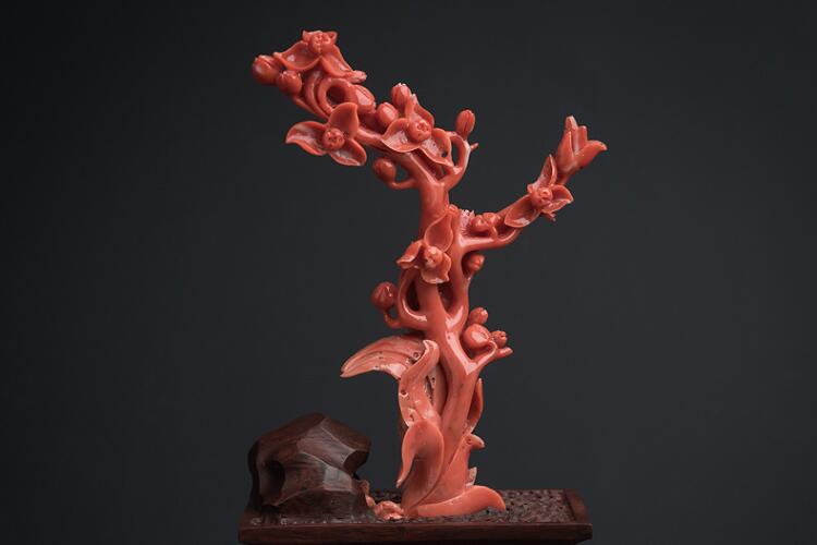 紅珊瑚雕件作假如何鑒別？紅珊瑚雕件圖片欣賞（10）