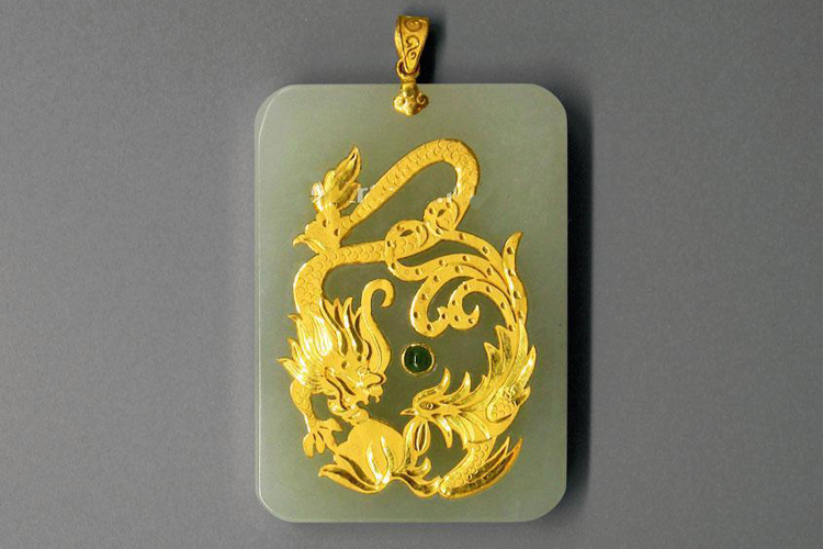 金鑲玉吊墜介紹，金鑲玉值錢嗎？（3）