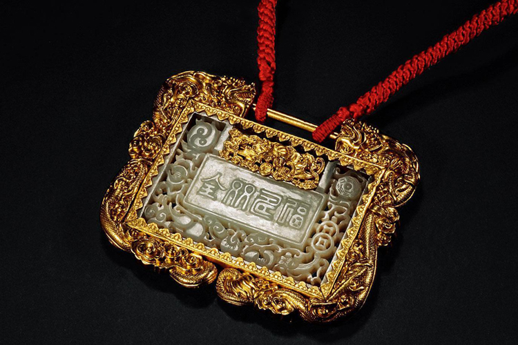 金鑲玉吊墜介紹，金鑲玉值錢嗎？（8）