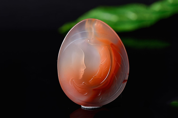 美到窒息！陳振坡老師這組南紅冰飄雕件太仙了?。?）