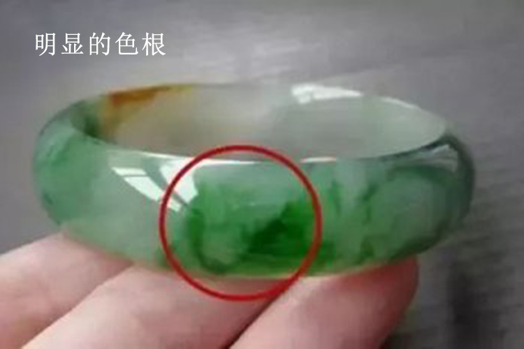 玉鐲子怎么鑒別真假？真假翡翠手鐲圖解（6）