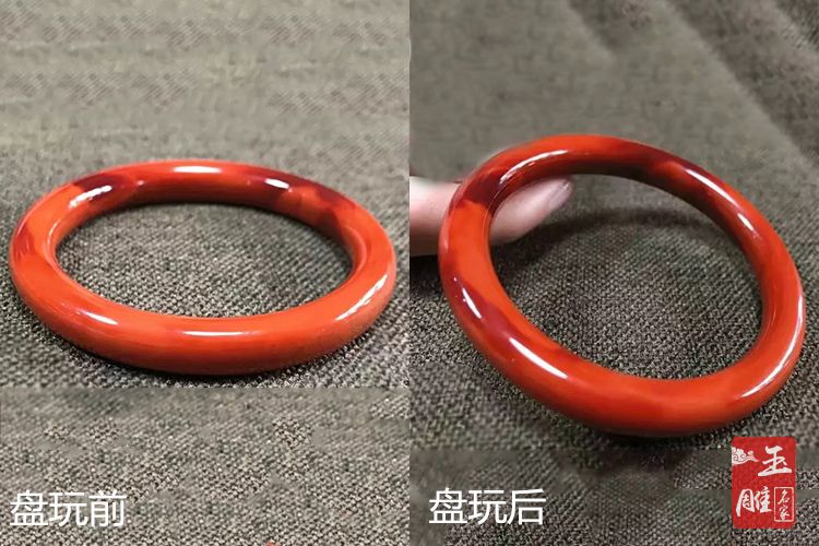 南紅包漿前后圖片欣賞-玉雕名家