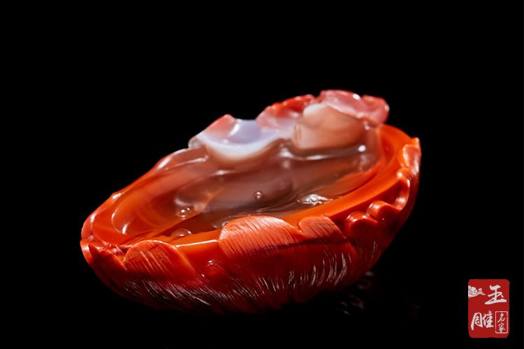 玉雕師陳振坡南紅作品-玉雕名家