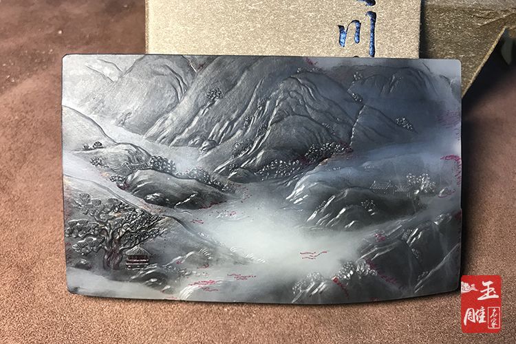 用玉雕刻畫心中山水-玉雕名家