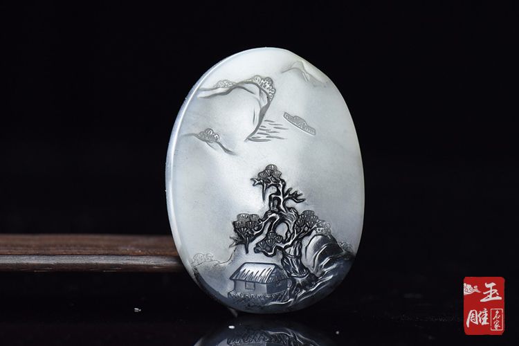 玉雕師王川的青花作品-玉雕名家