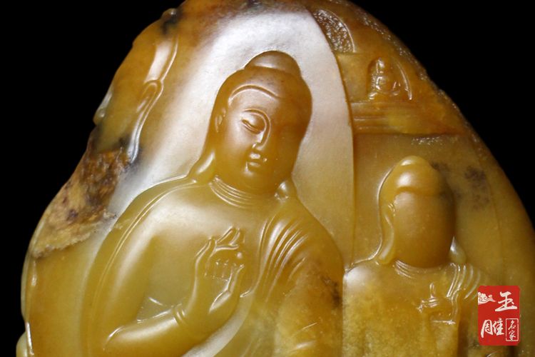 佛龕和田玉雕刻-玉雕名家